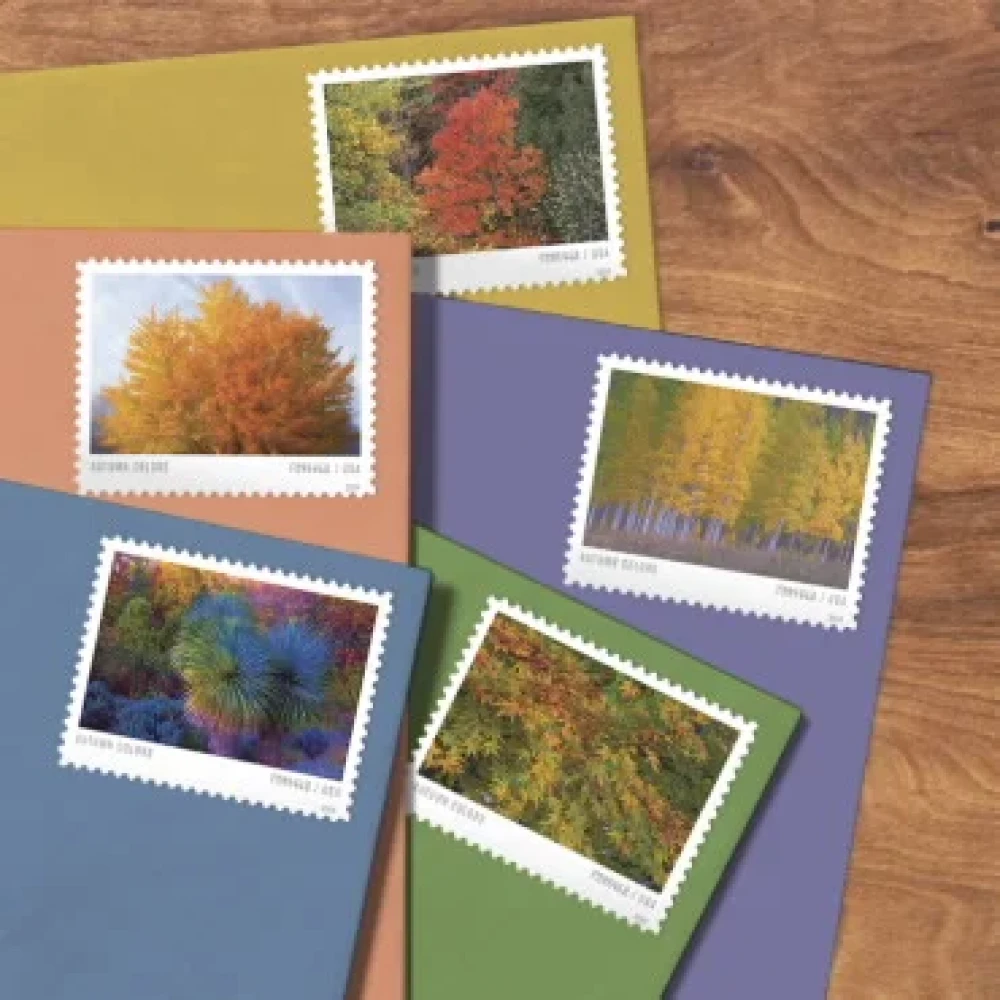2024 forever stamps Autumn Colors